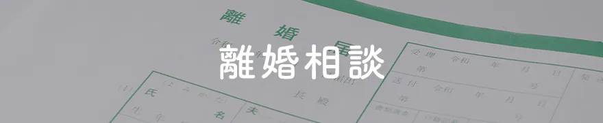 越谷春日部の離婚相談（離婚・慰謝料請求・財産分与）の離婚相談